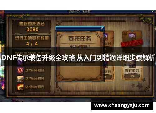 DNF传承装备升级全攻略 从入门到精通详细步骤解析